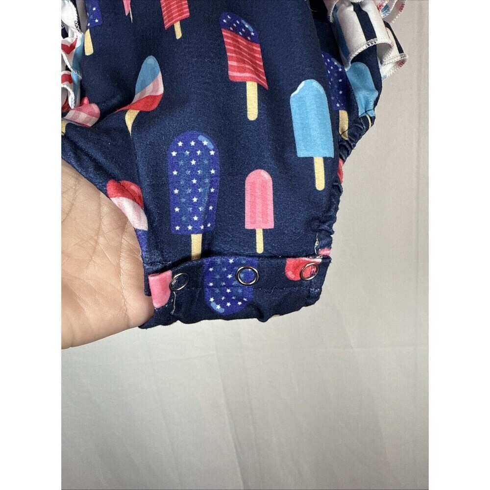 Pete And Lucy Popsicle Print Romper Size 12-18 M Preowned - Picture 7 of 11